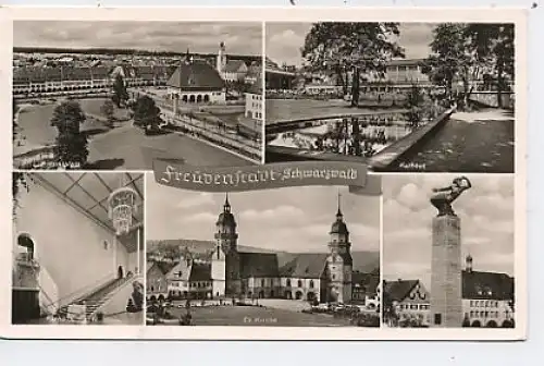 Freudenstadt im Schwarzw. - Teilansichten gl1957 38.673