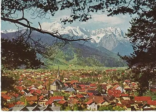 Garmisch-Partenkirchen m.Zugspitz-Gruppe gl1960 C1304
