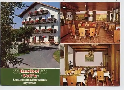 Engelshütt im Lamer Winkel-Gasthof Söll´d gl1991 37.063