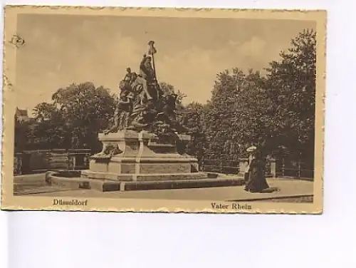 Düsseldorf "Vater Rhein" gl1917 19.282