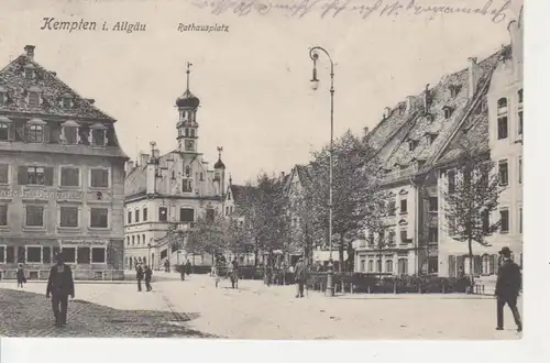 Kempten Rathausplatz Brauerei gl1909 66.551