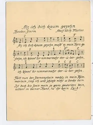 Lied - Als ich dich kaum gesehn ngl 38.891