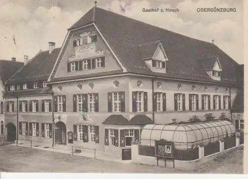 Obergünzburg Gasthof z. Hirsch gl1913 66.445