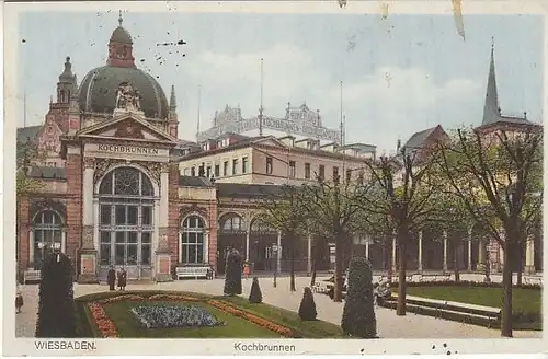 Wiesbaden Kochbrunnen gl1929 C0772