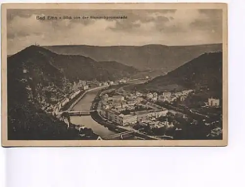 Bad Ems a.d.Lahn vom Bismarckdenkmal ngl 18.059