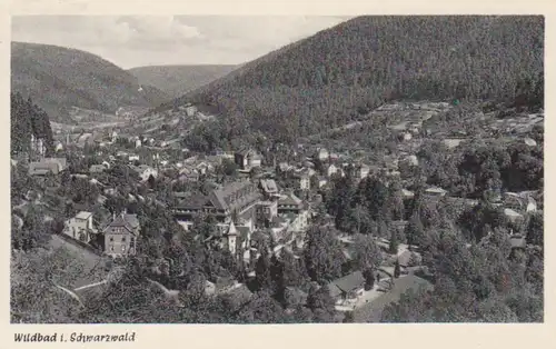 Wildbad im Schwarzwald - Teilansicht ngl 60.333