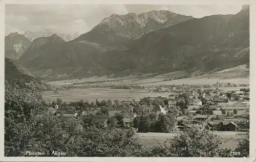 Pfronten i. Allg. Panoramablick gl1939 109.341