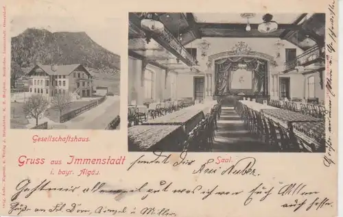 Immenstadt Gesellschaftshaus gl1901 66.596