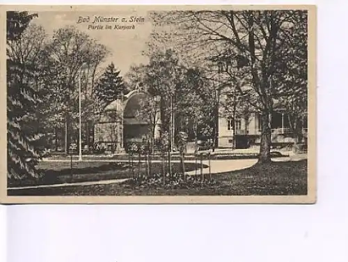 Bad Münster a.Stein Im Kurpark feldpgl1916 15.536