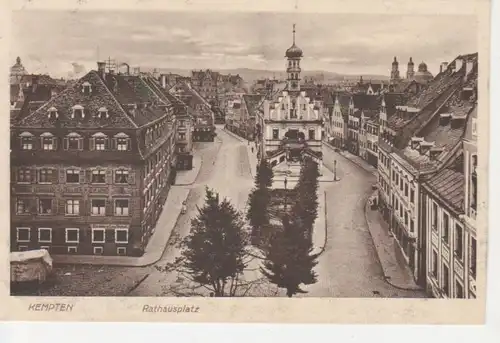 Kempten Rathausplatz Brauerei gl1917 66.541