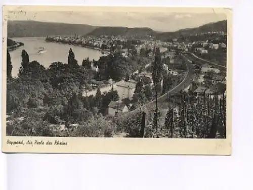 Boppard a.Rhein Gesamtansicht gl1956 18.221