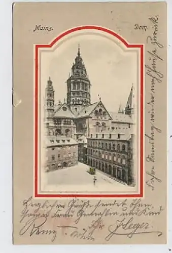 Mainz - Der Dom gl1902 36.716
