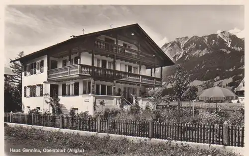 Oberstdorf Haus Germina Fotokarte ngl 66.619