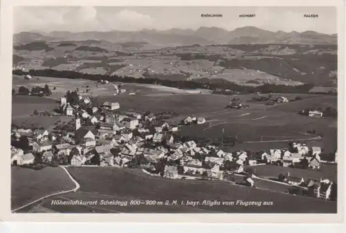 Scheidegg vom Flugzeug aus gl1942 66.663