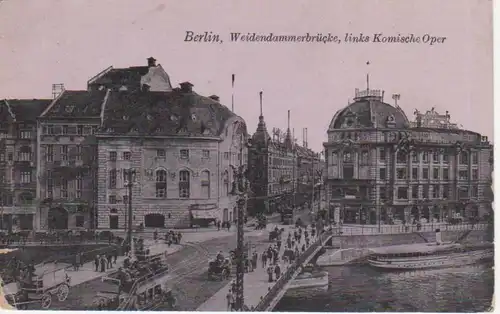 Berlin - Weidendammerbrücke,Oper feldpgl1921 60.009