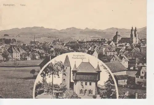 Kempten Burghalde Restauration Total gl1910 66.558