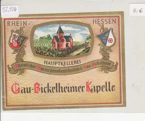 1959er Gau-Bickelheimer Kapelle 93.934