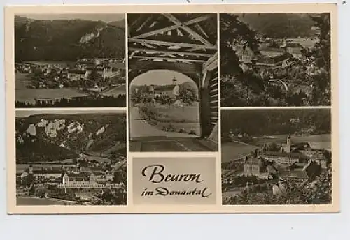 Beuron im Donautal - Teilansichten gl1957 36.949
