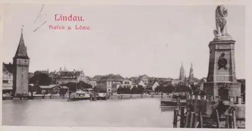 Lindau Hafen und Löwe ngl 66.684