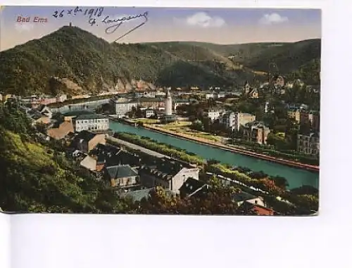 Bad Ems a.d.Lahn Ansicht gl1918 18.048