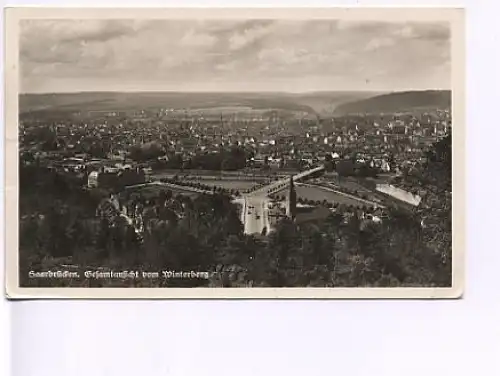 Saarbrücken vom Winterberg her ngl 17.760