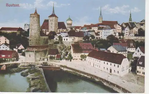 Bautzen Stadtpanorama gl1915 85.991