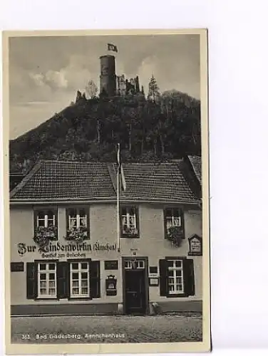 Bad Godesberg Aennchen-Haus (Linde) gl1937 19.265