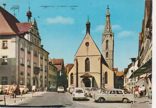 Rottenburg am Neckar - Marktplatz,Dom gl1984 61.177