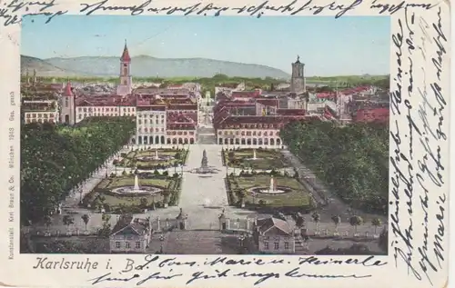 Karlsruhe in B. - Teilansicht gl1901 60.758