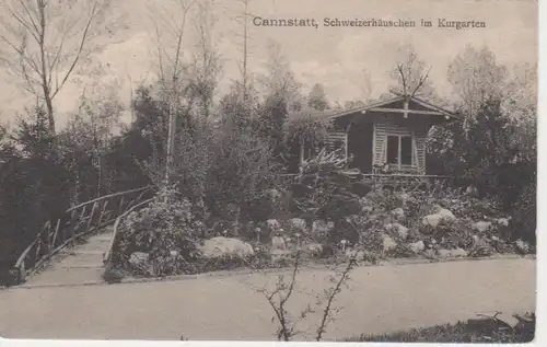 Cannstatt-Schweizerhäuschen im Kurgarten gl1910 61.302