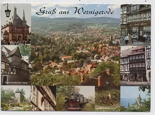 Gruß aus Wernigerode - Teilansichten gl1996 37.085