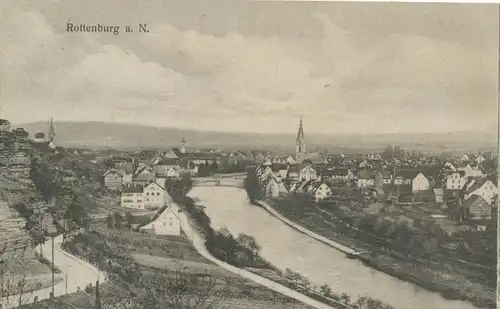 Rottenburg a.N. Panorama gl1910 108.412