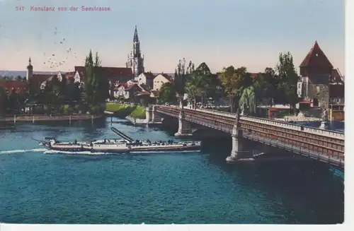 Konstanz von der Seestraße feldpgl1915 61.433