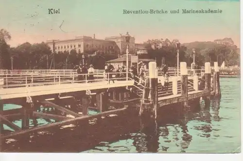Kiel Reventlou-Brücke Marineakademie gl1908 70.790