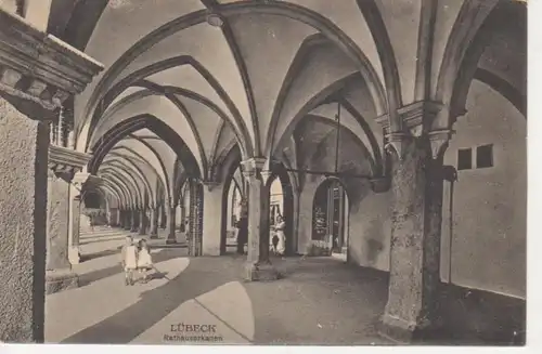 Lübeck Rathausarkaden ngl 70.818