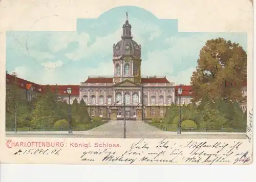Berlin-Charlottenburg: Königl. Schloß gl1906 60.041