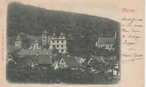 Kloster Hirsau (Schwarzwald), Reliefkarte gl1908 60.810