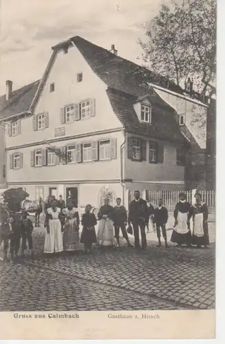 Calmbach Gasthaus zum Hirsch gl1901 200.174
