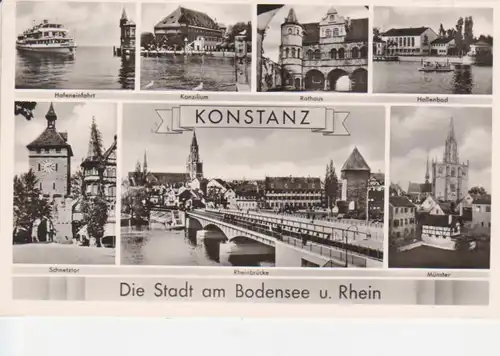 Konstanz am Bodensee - Teilansichten gl1955 61.249