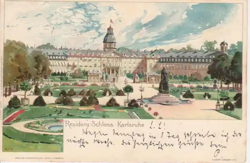 Karlsruhe - Residenzschloß gl1897 61.094