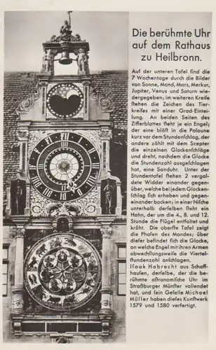 Heilbronn - Uhr am Rathaus, Text ngl 60.307