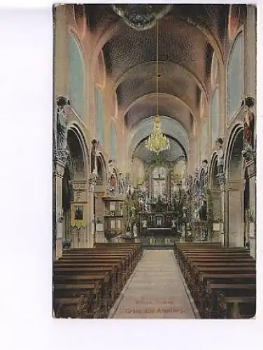 Arenberg Kirche innen um 1910 ngl 18.240