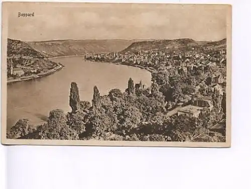 Boppard a.Rhein alte Gesamtansicht ngl 18.131