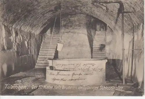 Tübingen - Brunnen im Schloßkeller gl1913 61.201