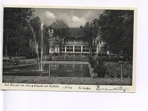 Bad Münster am Stein Kurpark Kurhaus ngl 18.281