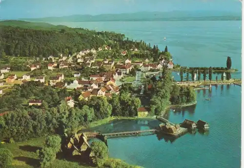 Unteruldingen am Bodensee mit Pfahlbauten gl1973 61.401