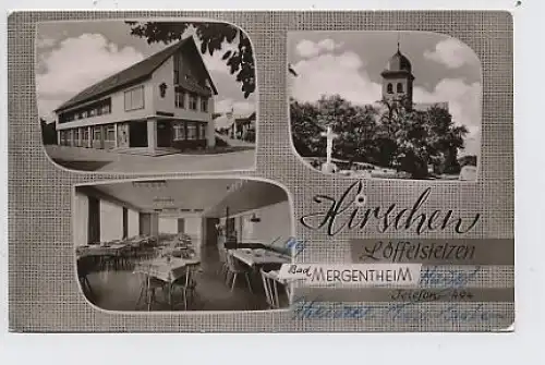Bad Mergentheim Hirschen Löffelstelzen gl1963 30.073