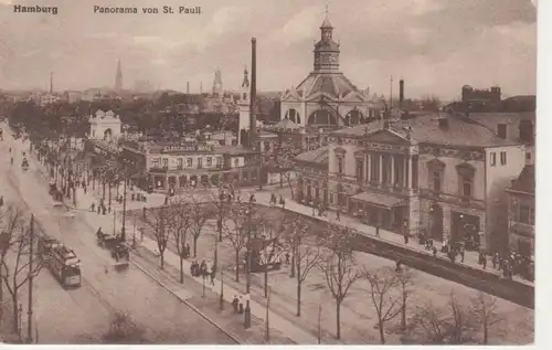 Hamburg Panorama von St. Pauli ngl 70.977