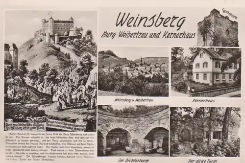 Weinsberg - Burg Weibertreu und Kernerhaus ngl 62.223