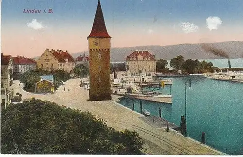 Lindau Bodensee Hafenpartie feldpgl1917 C2253